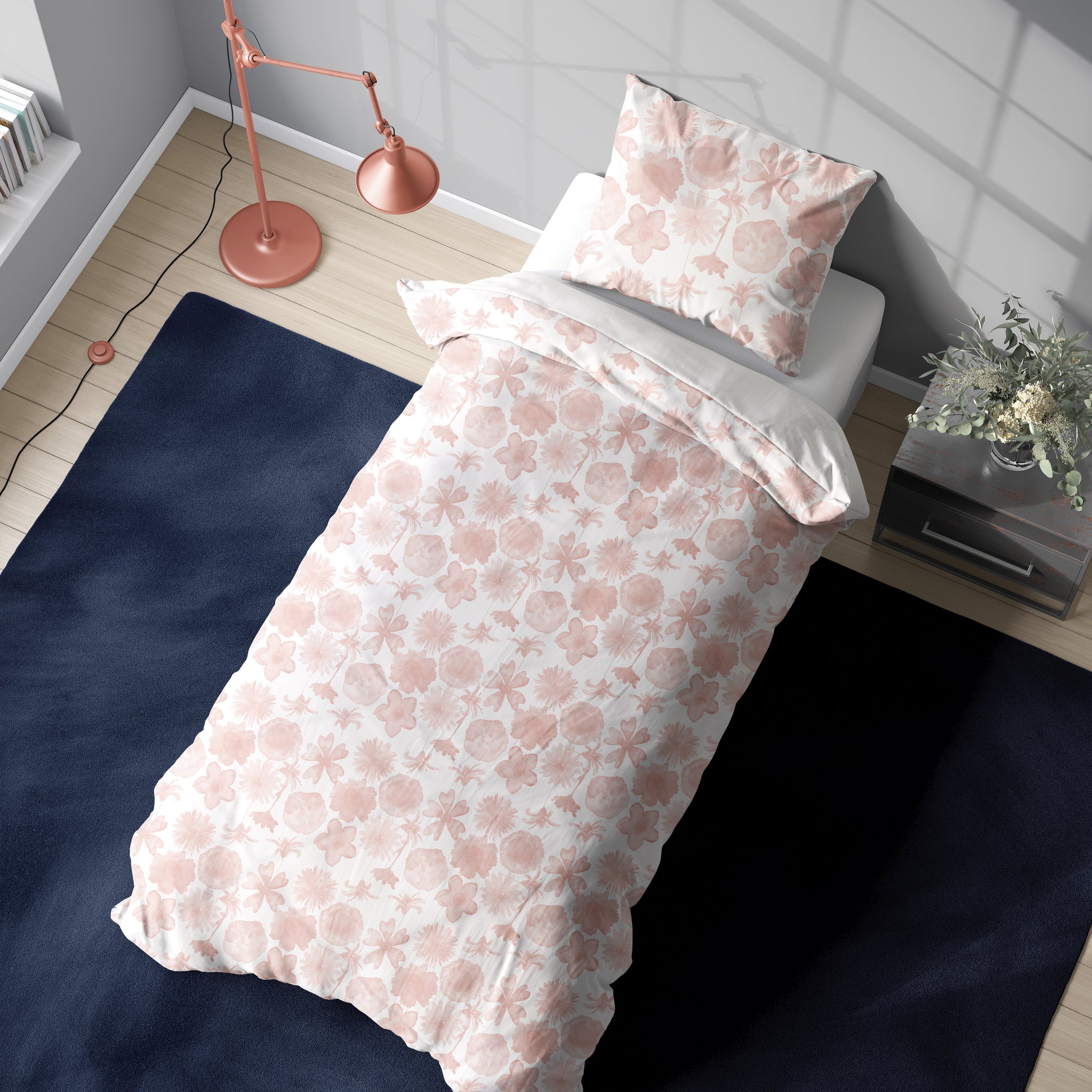 Duvet - Petals Light Pink Bedding, Duvets MWW XL Twin 